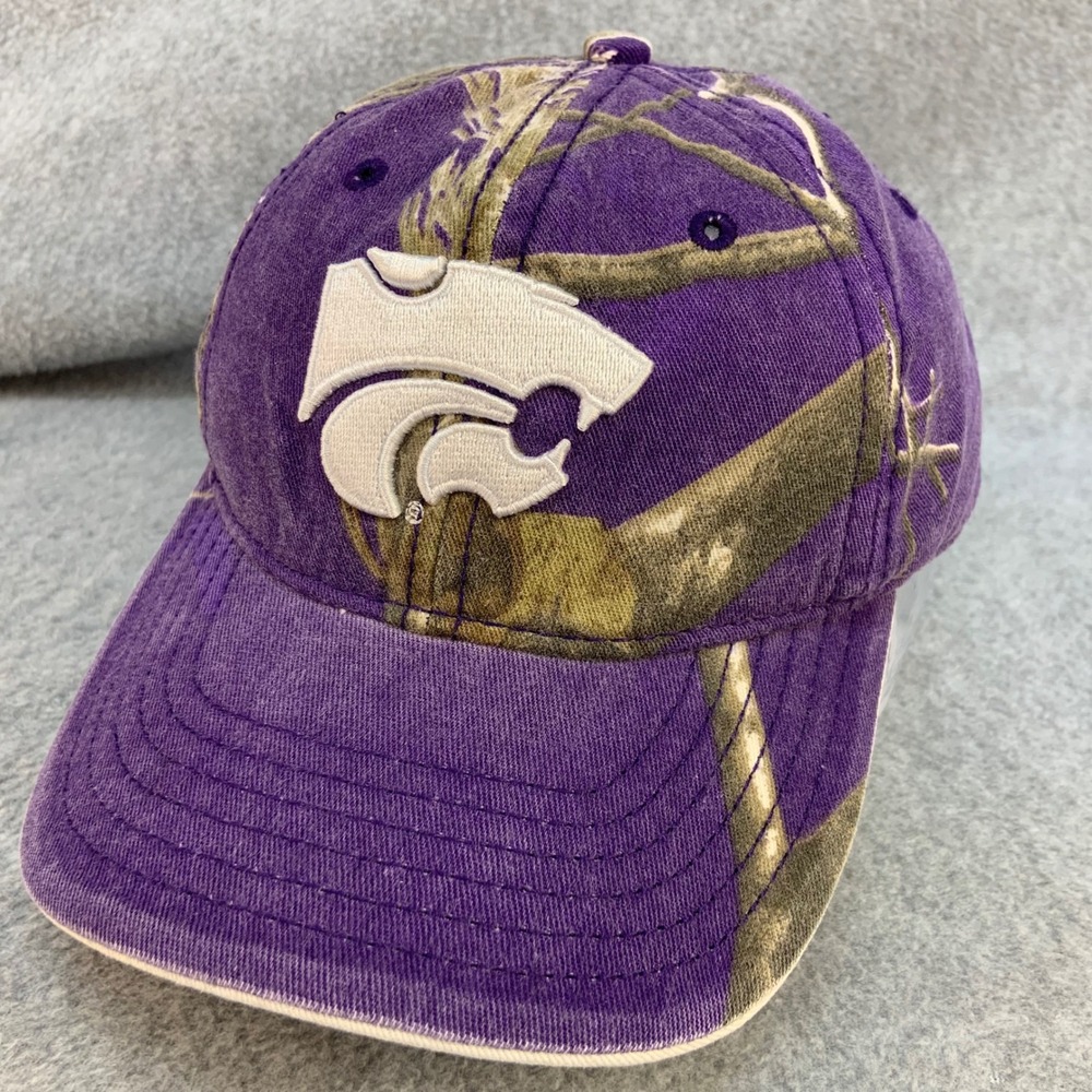 Kansas State Powercat Youth Purple The Game Camo Hat Adjustable K-State OSFM